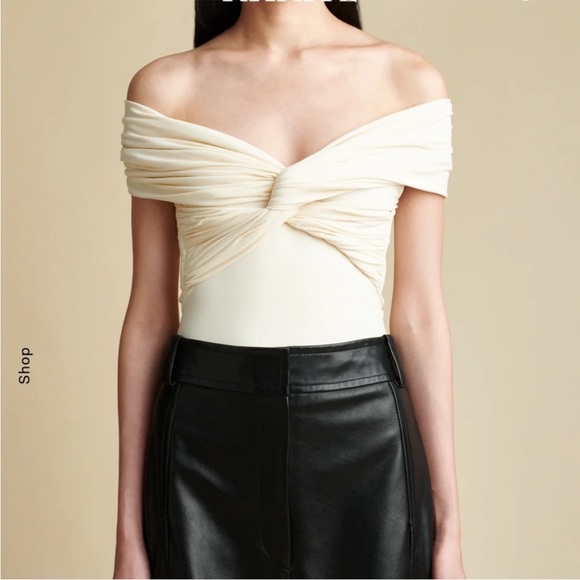 KHAITE off shoulder bodysuit - Picture 3 of 4